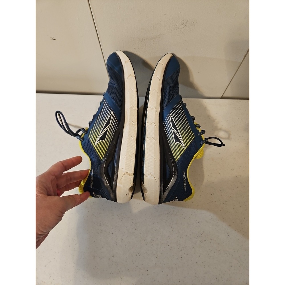 Altra Provision 4.0 Running Shoes Men's Size 11.5 Blue/Yellow ALOA4PEA431 (S128 - Picture 9 of 10